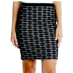 Karen Kane Womens Size Small Diamond Jacquard knit skirt Mix and Mingle NWT